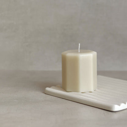 Naked Octagon Candle