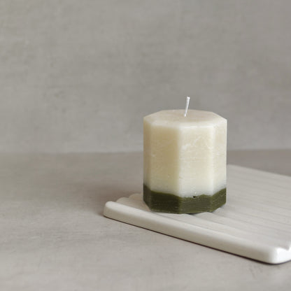 Olivewood & Bergamot Octagon Candle