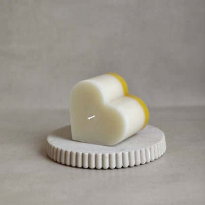 Ginger & Lime Heart Candle