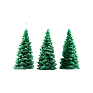 Small Green Christmas Tree Set – The Recycled Candle Company Ltd